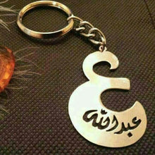 Load image into Gallery viewer, Keychain - Letter + name Custom big letter