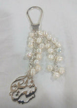 Load image into Gallery viewer, Keychain - Name Custom + pearl stone