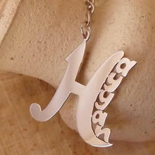 Load image into Gallery viewer, Keychain - 2 Inputs Custom name