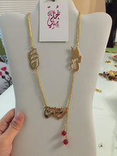 Load image into Gallery viewer, Family Necklace - red bead
