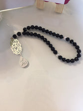 Load image into Gallery viewer, Pendant - Name Doaa Custom Car Stone double oval