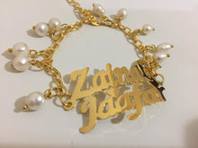 Load image into Gallery viewer, Customized - Two Names pearl Bracelet