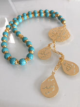 Load image into Gallery viewer, Pendant - 4 Names Custom Car Stone oval