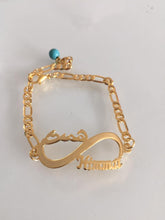 Load image into Gallery viewer, Customized - Two Names Infinity Bracelet