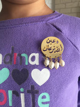 Load image into Gallery viewer, Kids - Doaa name Pearl brooch
