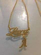 Load image into Gallery viewer, Name Necklace - Basic name letter