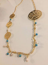 Load image into Gallery viewer, Family Necklace - 5 names 1 circle big