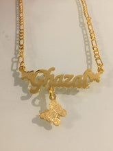 Load image into Gallery viewer, Name Necklace - Multi butterfly