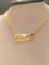 Load image into Gallery viewer, Name Necklace - Mini heart