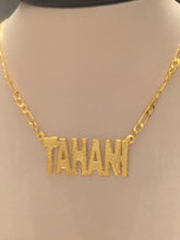 Load image into Gallery viewer, Name Necklace - Sandy texture