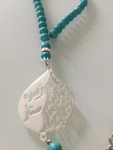 Load image into Gallery viewer, Pendant - Doaa Custom Car Stone multi turquoise