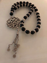 Load image into Gallery viewer, Pendant - Name Doaa Custom Car Stone outlines