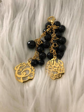 Load image into Gallery viewer, Keychain - 2 Inputs Custom Gold + black