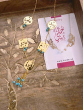 Load image into Gallery viewer, Family Necklace - Square and circle