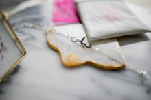 Load image into Gallery viewer, Customized - single name parted + turquoise bracelet