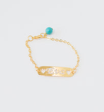 Load image into Gallery viewer, Customized - Bar Named Bracelet + heart