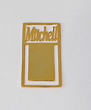 Load image into Gallery viewer, Bookmark - Square + name