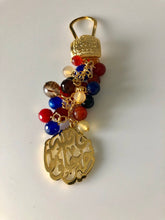 Load image into Gallery viewer, Keychain- Doaa Custom + colored stone