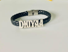 Load image into Gallery viewer, Men - Bracelet + blue rim name