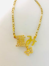 Load image into Gallery viewer, Name Necklace - Heart/butterfly