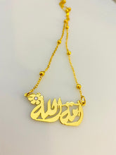 Load image into Gallery viewer, Name Necklace - Flower