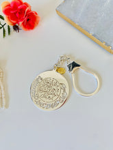 Load image into Gallery viewer, Keychain - 2 Inputs Custom Sentence circle