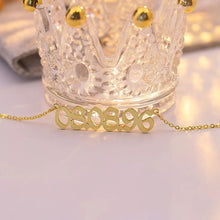 Load image into Gallery viewer, Name Necklace - Numbers design