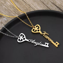 Load image into Gallery viewer, Name Necklace - key by name