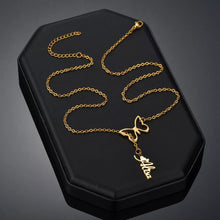 Load image into Gallery viewer, Name Necklace - Butterfly from which a name came down