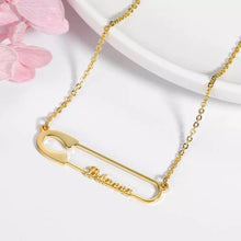Load image into Gallery viewer, Name Necklace - Big pin name