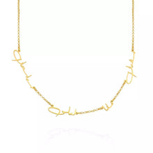 Load image into Gallery viewer, Family Necklace - four name's