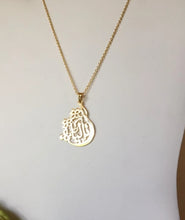 Load image into Gallery viewer, Name Necklace - Half Crescent