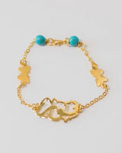 Load image into Gallery viewer, Customized - Bracelet + butterfly turquoise