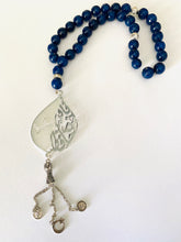 Load image into Gallery viewer, Pendant -Name Doaa Custom Car Stone half oval