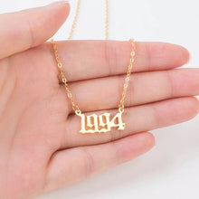 Load image into Gallery viewer, Name Necklace - Year date