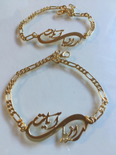 Load image into Gallery viewer, Customized - Two Names Infinity Bracelet