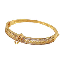 Load image into Gallery viewer, Bracelet - Gold bracelet simple lock trendy zircon
