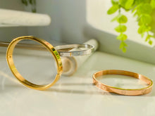 Load image into Gallery viewer, Stainless steel- 3 colors bangles small size
