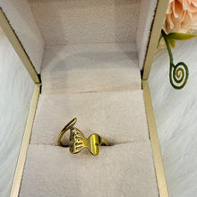Load image into Gallery viewer, Ring - Stainless steel free size ring butterfly wing
