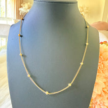 Load image into Gallery viewer, Necklace - Stainless steel gold chain with gold balls
