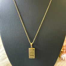 Load image into Gallery viewer, Necklace - Stainless steel gold bar
