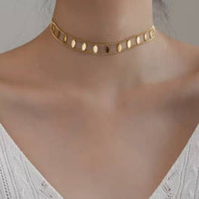 Load image into Gallery viewer, Necklace - Stainless steel gold chain Neck choker
