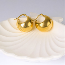 Load image into Gallery viewer, Stainless steel- Earrings gold stylish
