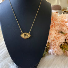 Load image into Gallery viewer, Necklace - Stainless steel gold eye shape enta 3omry
