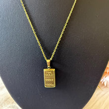 Load image into Gallery viewer, Necklace - Stainless steel gold bar
