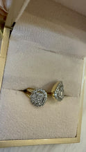Load image into Gallery viewer, Ring - Gold free size zircon twisted big shapes
