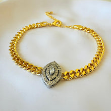 Load image into Gallery viewer, Bracelet - Gold-plated bracelet glowy design
