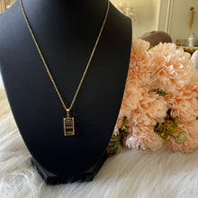 Load image into Gallery viewer, Necklace - Stainless steel gold bar
