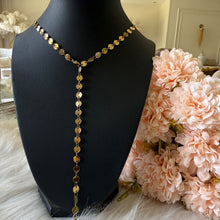 Load image into Gallery viewer, Necklace - Gold chain small circles
