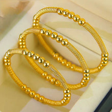 Load image into Gallery viewer, Set - 3 bangles with small balls
